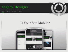 Tablet Screenshot of legacydesigns.biz